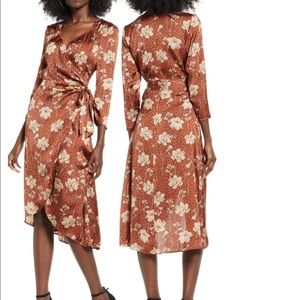 NWT Leith Wrap dress